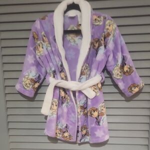 Disney Purple and White Character Pajama Robe